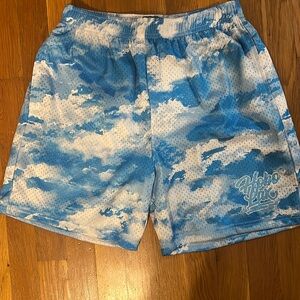 Hobo Pak Blue Cloud drawstring shorts NWT